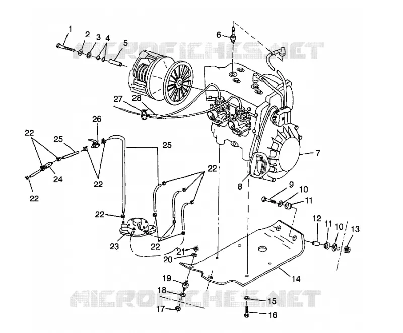 MONTAGGIO DEL MOTORE SUPER SPORT 0980761 (4942874287C001)