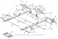 SOSPENSIONE 600 XCR 0975677, 600 XCR SE H975677 and EUROPEAN 600 XCR SE E975 (4937963796B011)