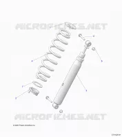 SUSPENSION, REAR SHOCK MONTAGGIO
