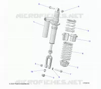 SUSPENSION, SHOCK ANTERIORE MOUNTING