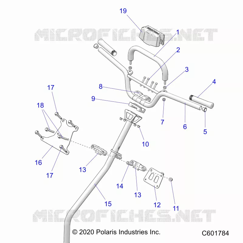 STEERING, HANDLEBAR, STERZO POST