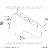 BRAKES, LINEE FRENO POSTERIORE