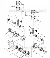 PISTONEEE   ALBERO MOTORE WIDETRAK LX 0942064 (49250425040032)