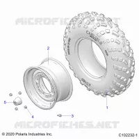 RUOTAS, FRONT TIRE