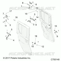 PORTE, REAR, FULL, MOUNTING