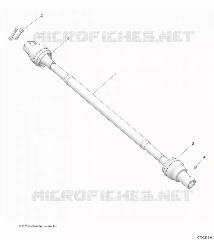 TRASMISSIONE, REAR PROP SHAFT