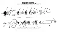 CENTRO TIGHTENER  Magnum 6X6 W97AE42A and Swedish Magnum 6X6 S97AE42E (4940754075C005)