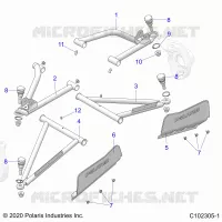 SUSPENSION, A-ARMS