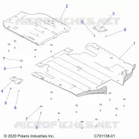 CHASSIS, SCIARED PLATES