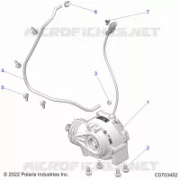 TRASMISSIONE, FRONT GEARCASE MOUNTING