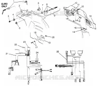 CONSOLE   CABLAGGIO 600 XCR SP 0965677 AND EUROPEAN 600 XCR SP E965677 (4932063206A011)