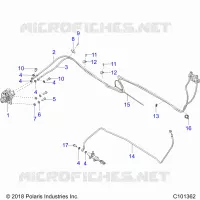 BRAKES, LINEE FRENO POSTERIORE