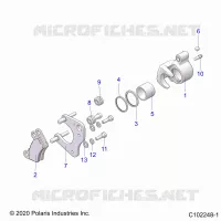 BRAKES, BRAKE PINZA FRENO ANTERIORE