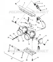 corpo farfallato ASSEMBLY  500 EFI 0952774, EFI SKS 0952574,   EFI SKS PT 0952 (4929052905C014)