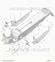 CHASSIS, PROTEZIONE FRIZIONE, FOOTRESTS, AND RUNNINGBOARDS