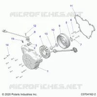 ENGINE, STATOR AND FLYRUOTA