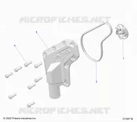 MOTORE, WATERPUMP IMPELLER AND COVER