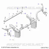 CHASSIS, FRONT TELAIO ASM. (USA ONLY)