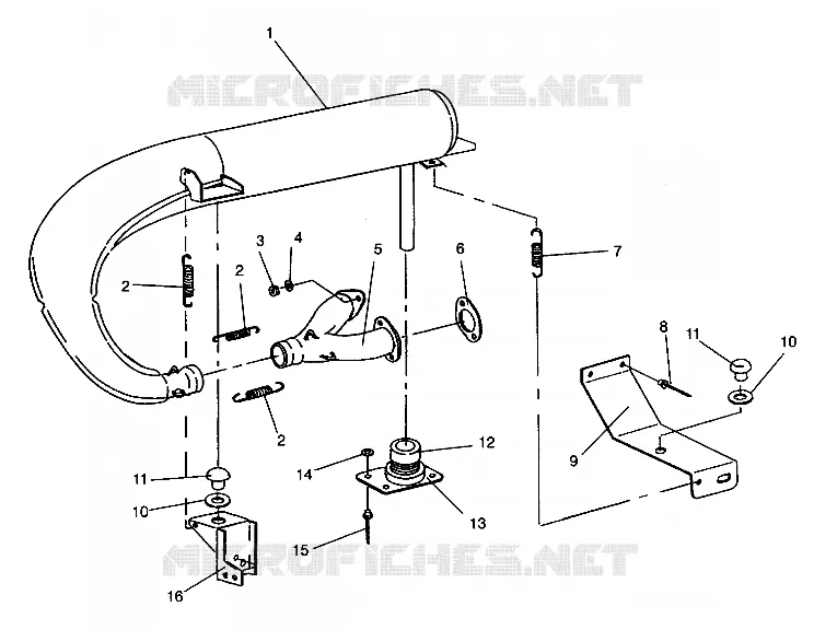 IMPIANTO DI SCARICO WIDETRAK LX 0942064 (49250425040026)