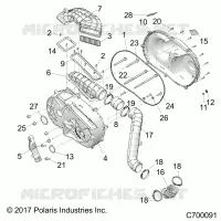 DRIVE TRAIN, COPERCHIO FRIZIONE AND DUCTING