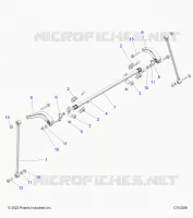 SUSPENSION, REAR BARRA DI STABILIZZAZIONE