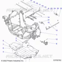 CHASSIS, MAIN FRAME AND SCIARED PLATES