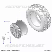 RUOTAS, REAR TIRE