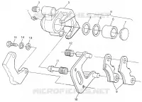 FRONT FRENO  SPORTSMAN 500 W97CH50A (4939993999B008)