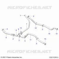 ENGINE, SISTEMA DI RAFFREDDAMENTO, HOSES
