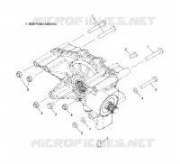 TRASMISSIONE, REAR SCATOLA INGRANAGGI MONTAGGIO