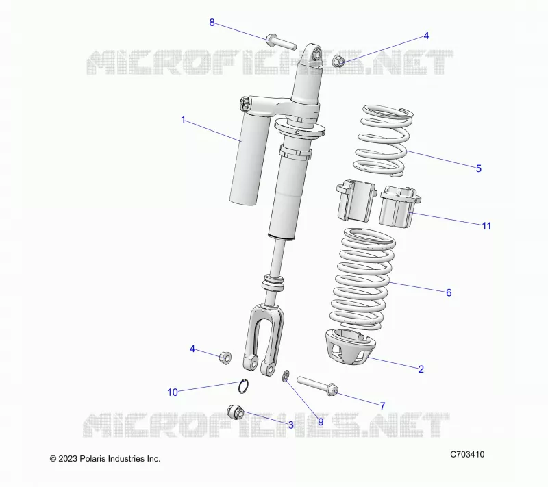 SUSPENSION, SHOCK ANTERIORE MOUNTING, STANDARD/PREMIUM