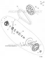 TRASMISSIONE, SECONDARY CLUTCH