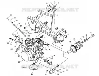 MONTAGGIO DEL MOTORE 2x4 400L W947540 (4926752675A008)