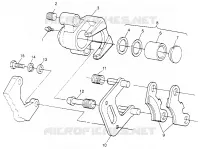 FRONT FRENO XPLORER 300 W969130 (4935903590B007)