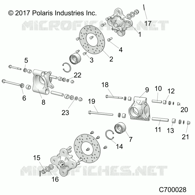 SUSPENSION, PORTAPACCHI POSTERIORE