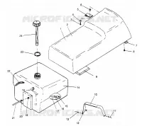 MONTAGGIO SEDILE   SERBATOIO WIDETRAK GT 0952061 and  EUROPEAN WIDETRAK GT E9 (4928962896A007)