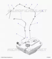 SISTEMA DI ALIMENTAZIONE CARBURANTE, LINES, STD.