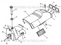 MONTAGGIO SEDILE   SERBATOIO 600 XCR 0941667 (4927092709002A)