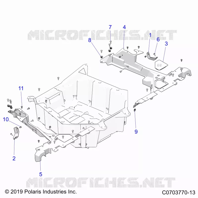CARROZZERIA POSTERIORE RACK, MOUNTING