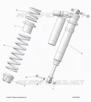 SUSPENSION, SHOCK ANTERIORE MOUNTING, DELUXE