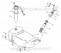 CARBURANTE TANK SL 900 B964291 and  Intl. SL 900 I964291 (4935583558A009)