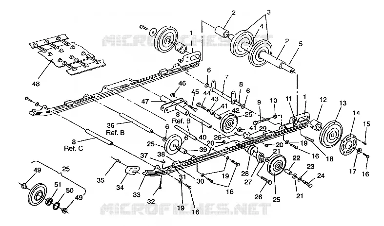 MONTAGGIO SOSPENSIONE RXL SKS / 0930568 (4922992299020A)