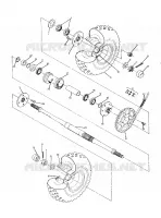 TRAZIONE POSTERIORE MONTAGGIO 250 6x6 / W928727 (4922842284023A)
