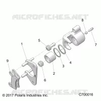 BRAKES, PINZA POSTERIORE