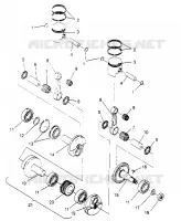 PISTONEEE   ALBERO MOTORE WIDETRAK LX 0952064 AND  EUROPEAN WIDETRAK LX E952064 (4928942894C010)