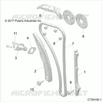 CAM CATENA AND TENSIONER
