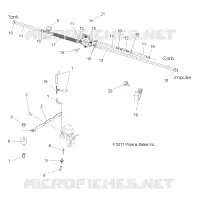 MOTORE, CARBURATORE MOUNTING AND CARBURANTE LINES