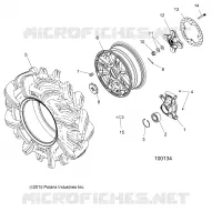 RUOTE, REAR AND HUB