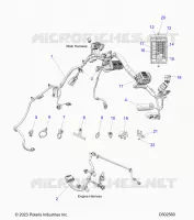 ELETTRICO, WIRE HARNESS, CHASSIS/FUSE BLOCK, ENGINE