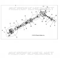 TRASMISSIONE, FRONT SCATOLA DEGLI INGRANAGGI INTERNALS